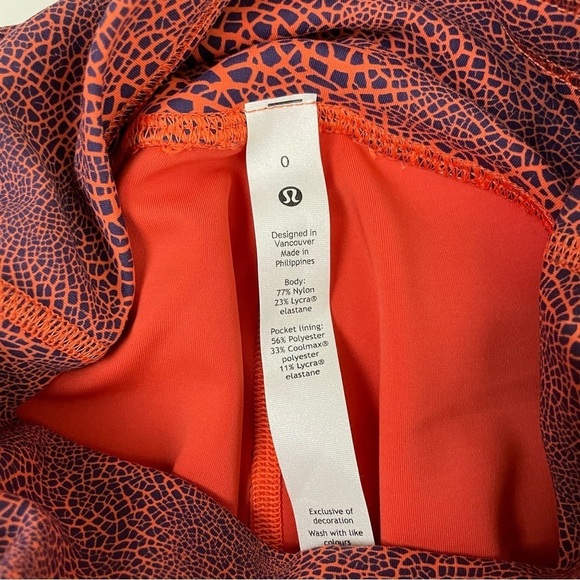 NWT lululemon Wunder Train High-Rise Tight 25” Cracle Glaze Sz0 - Picture 12 of 15